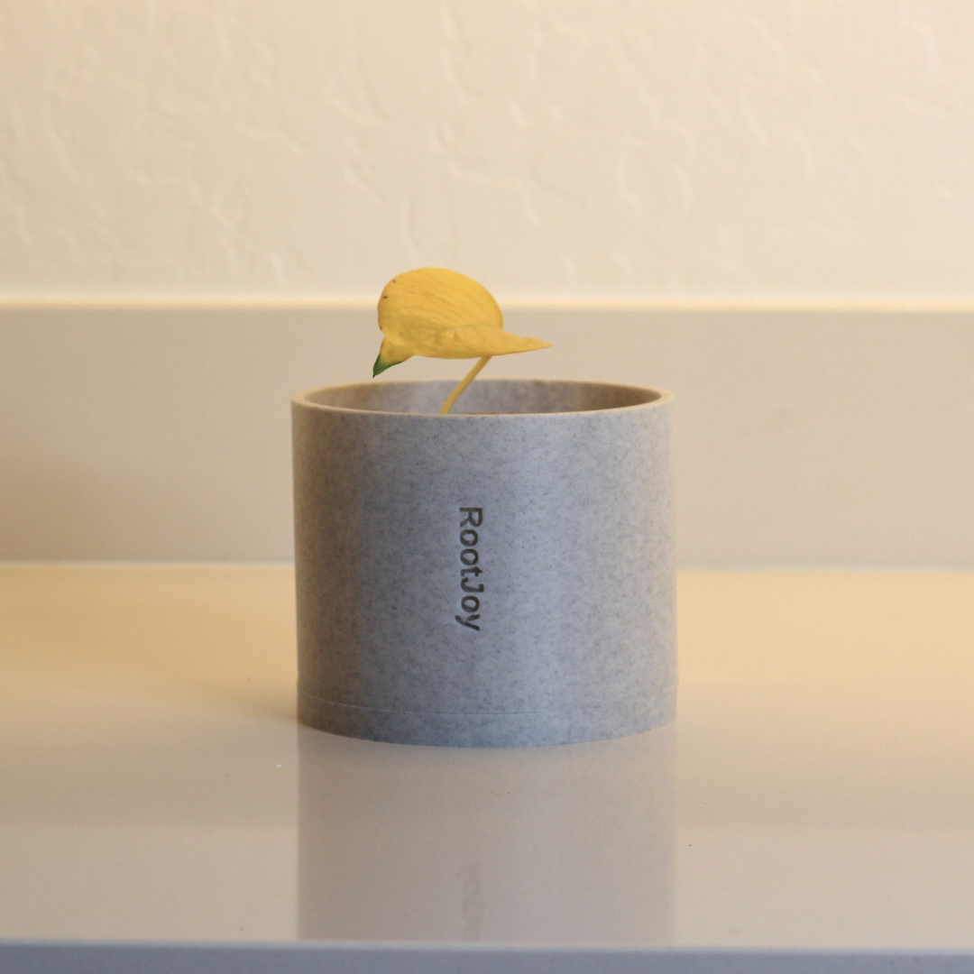 RootJoy Small Planter Concrete Grey