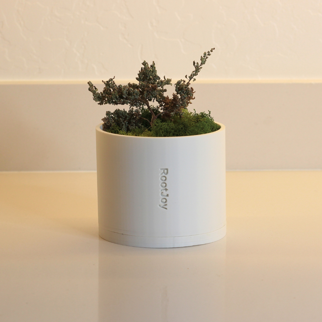 RootJoy Small Planter White